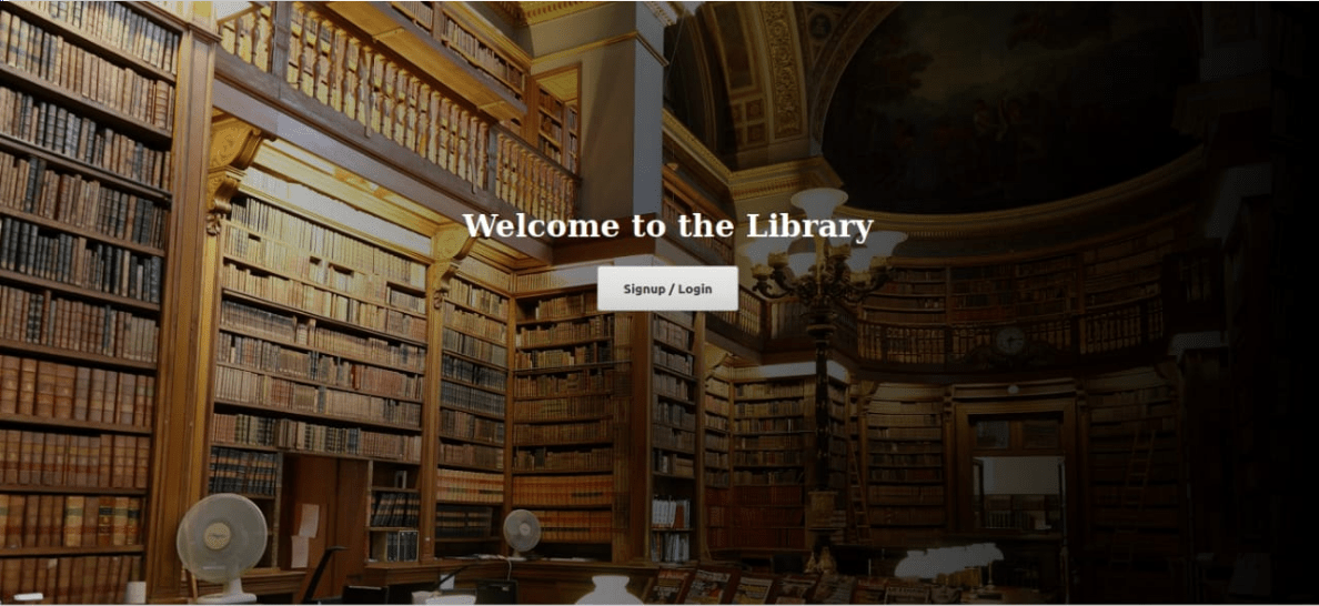 Library Management Website